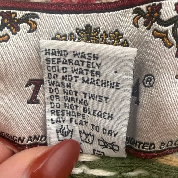 Vintage Tiara Petites Beaded Christmas Tree Cardigan | PM - Picture 9 of 9